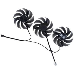 Video VGA-koeler grafische kaartventilator FD8015U12D voor Emtek RTX 3070Ti Black Edition D6X voor Leadtek WinFast 3070 LIFE ES(Triple FD8015U12D)