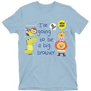 IM GOING TO BE A BIG BROTHER - Kids Organic Cotton T-Shirt Animal Party