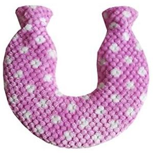 DieffematicRSD Warmwaterkruik Hot Water Bottle Bag Cover vormige Warm Water Bag Cover Schouder Warm Verwijderbare Coral Fleece Voor Water Bag Cover (Color : Purple)