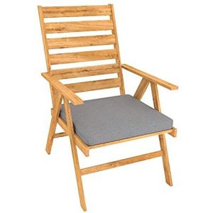 POKAR Tuinbankkussen Eetbank Zitkussen Sofa Kussen voor Patio Binnen & Buiten (70 x 70 x 5, Grijs)