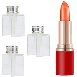 3 Set Eenvoudig Ontwerp Lipstick Mold DIY Lippenbalsem Cosmetica Siliconen Mal Maken Tool Geschikt voor 12,1 mm Lippenstift Buis (Vogelsnavelvorm)