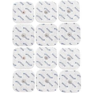 12 elektroden/pads, 5x5 cm – geschikt voor Sanitas of Beurer EMS- en TENS-apparaten