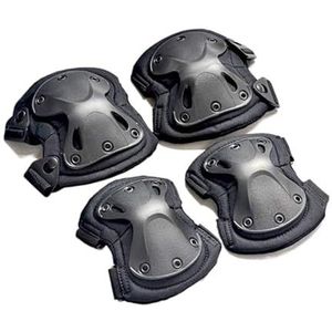 Knieondersteuning, Tactische Militaire Hard X Knie- En Elleboogbeschermers Tactische Bescherming Sportveiligheidspads Kniebandages