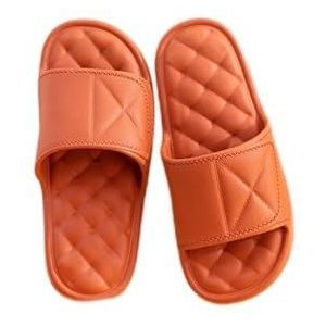 Sandalen Mode Persoonlijkheid Sandalen Moeilijk Te Dragen Dames Indoor Thuis Slippers Outdoor Lichtgewicht Externe Slijtage Sandalen Paar Sandalen Dames(Orange,42-43)