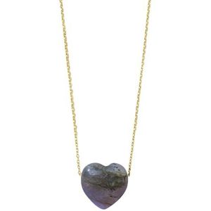 Hart energie hanger, 1 stuks prachtige geboortesteen hart ketting, paar kristallen ketting met gouden kettingen, handgemaakte veelzijdige hart hanger, liefdeshart medaillon voor koppels mannen vrouwen