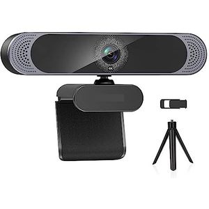 Webcams, 4K 1080P FHD Webcam USB Autofocus Web Camera PC Computer WebCamera for Live-uitzending Videobellen Conferentie Werk(4K)