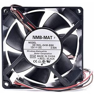For - 92mm x 92mm x 38mm with Double Ball Bearing 3615KL-04W-B96 12V Computer Fan for GX280 P2780 LMNCBVYA