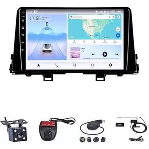 9 Inch Autoradio Voor Kia Picanto Morning 2016-2019 Carplay Android Navigatie GPS Bluetooth Multimedia Speler Smart Automotive Systeem(4G+WIFI 8G+128G)