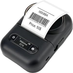 Thermische Labelprinter Draagbare Inktloze Zaklabelmaker Etiketteermachine Afdrukken Tape Sticker Helder Afdrukken