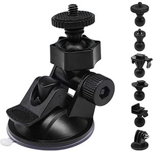 Sportway S30 Dash Cam Suction Mount (2nd Gen) with 10pcs Joints for REXING,Z-Edge,Old Shark,YI,KDLINKS,Falcon Zero,Transcend,Crosstour,VANTRUE,GoPro Hero and Most Other Dash Cameras DVR GPS