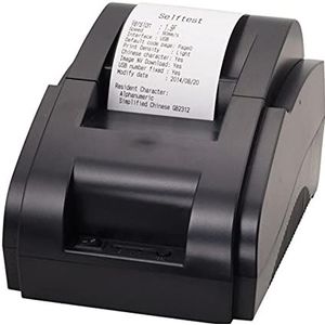 Etiketprinters 58mm Bluetooth-ontvangstprinter Thermische POS-printers for mobiele telefoon USB Bluetooth-poort for winkel (Color : Bluetooth Port)