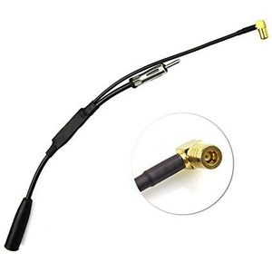 Eightwood AM FM + DAB-antenne splitter met 12 V, actieve auto-radio kabel compatibel voor Blaupunkt, Pioneer, Clarion, Alpine autoradio stereo