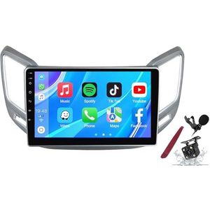 Android 14 Autoradio Stereo voor Changan CS15 (2016-2018) 9-inch Touchscreen Multimedia Speler met Draadloze Carplay GPS Navigatie FM RDS Bluetooth 5G-WiFi SWC DSP,M100s