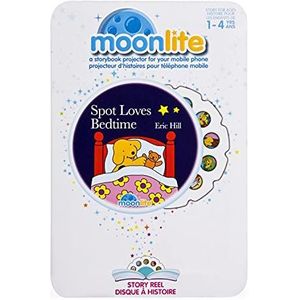 Moonlite – 6047235 – Histoire Spot Adore L'State du Coucher – projector voor baby's – geluids- en lichteffecten, leer- en interactief – 1 tot 7 jaar – geïnspireerd op sprookjesboeken.