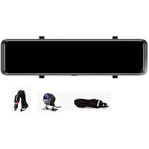 Actiecamera's 4k auto DVR Touchscreen Dashcam Super Night Vision Time-Lapse Video G-Sensor Recorder Achtercamera Meerdere opnamemodi, eenvoudig fotograferen (Color : 4K 10m rear cable, Size : Not sd