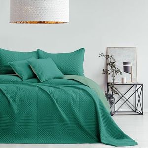 AmeliaHome - Softa - Sprei - Lichtgroen Donkergroen - 260 x 280 cm - Dubbelzijdig
