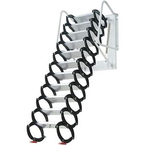 zolderladder Zolder Telescopische Ladder Muurladder Binnen- en Buitenvouwladder Thuis Verdikte Onzichtbare Ladder Zolderladder Antislip