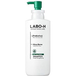 LABO-H Haaruitval-shampoo (scalpversterking) 400 ml, geurvrij, vrij van chemicaliën, voor volwassenen, uniseks