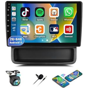 【2+64G】 10,1 inch autoradio voor Renault Trafic 2010-2014/Opel Vivaro/Nissan Primastar met CarPlay Android Auto, Android 13 Touchscreen Radio met GPS WiFi FM/RDS Mirror Link+Ahd Reverse Camera
