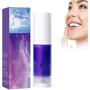 Purple Toothpaste Whitening, Dental Color Corrector Serum in a Foam Formula, Color Corrector Toothpaste, Purple Toothpaste for Teeth Whitening (1 Pcs)