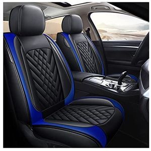 Stoelhoezen Volledige Auto Bekleding Voor Citroen C5 C6 C4 Voor Picasso Ds3 Ds4 Ds5 C3 C2 C3 Xr C4 Voor Cactus Auto Interieur Accessoires (Color : Zwart blauw, Grootte : B)