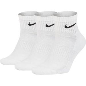 Nike Cushion enkelsokken 3-pack wit/zwart, wit/(black), wit (White/Black 101), 39-42 EU