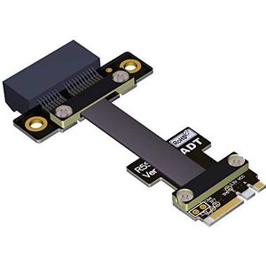 Elbow M.2 WiFi Key A E A A A E To PCIe 1x Riser Extender Adapter Card Gen 3.0 Cable Key A.E m2 pci-e x1 (50cm, R51SF)