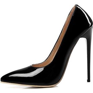 Onewus Elegante pumps met hoge stilettohak voor dames, zwart, 43 EU