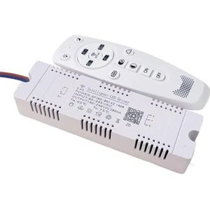 85-265V APP Controle LED Driver 2.4G Afstandsbediening Smart LED (20-40-60-80W) X2 voor dimbaar, Kleur Verwisselbare Kroonluchter (Kleur: (60-80W) x2, Grootte: 85-265V)