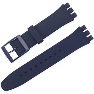 BBZ 12MM siliconen band compatibel met Swatch horlogeband