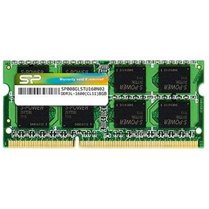 Silicon Power 8 GB DDR3 1600 MHz (PC3 12800) 240-pins CL11 1.35V SODIMM laptopgeheugenmodule - laag voltage en energiebesparing