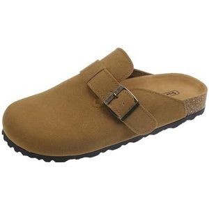 DRNSYHX Womens Mules Summer Beach Mule Clogs Backless Kitchen Garden Slippers Soft Wide Fit Sandals For Casual Backyard Outdoor Women’s Leather Clogs Ladies Slip On Garden Clogs-camel-36