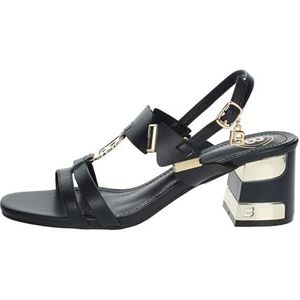 LAURA BIAGIOTTI 8520 synthetische sandalen met hak voor dames, blauw, Blauw, 40 EU