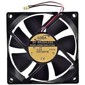 8CM 12V 0.55A chassis fan ADDA AD0812XB-A73GL 2wire server cooling fan