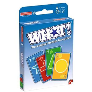 Waddingtons nummer 1 WHOT! Het originele bijpassende kaartspel, match de vormen of nummers om je kaarten kwijt te raken, educatief reisspel, geweldig cadeau voor spelers van 5 jaar en ouder