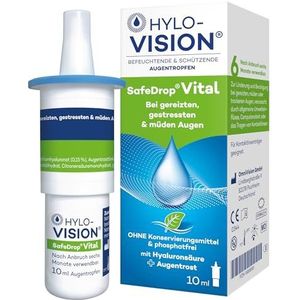 HYLO-VISION SafeDrop Vital Augentropfen, 10 ml Oplossing