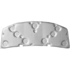 Geluidsisolerende Katoenen Mat Voor Voorste Motorkap Van Auto's Geluidsisolatie Schuimrubber Voor Benz A-klasse W177 A200 A180 2019-2021 Thermische Warmte-Isolatie Pad(Zilver)