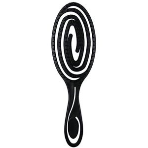 DieffematicSZ kam Hollow Big Curved Comb Fluffy Modeling, Men's And Women's Universal Wide Tooth Comb Electrostatic