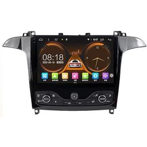 Android autoradio voor Ford S-MAX S MAX 2006-2015, 9 inch touchscreen autoradio Autoaccessoires met GPS Bluetooth FM RDS HiFi WiFi(F1 1+32G)