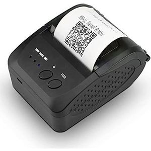 Etiketprinters Mini Bluetooth-printer Draadloze thermische ontvangstbewijsprinter for mobiele telefoonvenster 58mm 2inch POS MACHINE (Color : 5809DD)