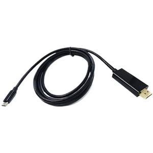 SHXSYN 1,8 m lange adapterkabel voor monitor van grafische kaart voor laptop type C naar HDMI