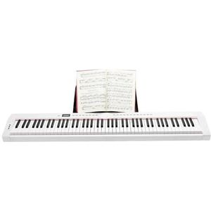 Drumpad Elektronische Piano Digitale Synthesizer Professioneel Elektronisch Synthesizertoetsenbord Voor Volwassenen (Color : White)