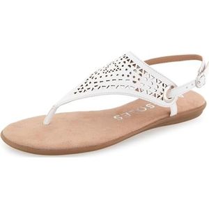 Aerosoles Iole platte damessandalen, kunstleer, glanzend, 43 EU