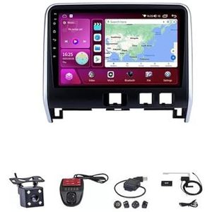 Android Touch Screen Car Stereo 9 Inch Car Stereo Radio Plug And Play Autotoebehoren Autoradio met Bluetooth En Navigatie En Achteruitrijcamera Voor Nissan Serena 5 C27 2016-2018 (Size : M600S 4G+W