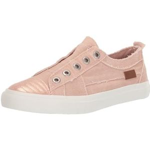 Blowfish Malibu Women's Play Slip On Sneaker, Rosedust Light Pink