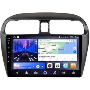 Android 15 Autoradio 9 inch touchscreen voor Mitsubishi Mirage Attrage 2012-2018 Autoradio Navigatie met Carplay met GPS navigatie Bluetooth FM USB Steering Wheel Control(X7 6G+128G)