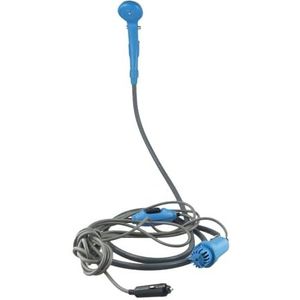 douche luidsprekers, Bluetooth douche luidsprekers 12V elektrische pomp met verstelbare druk, draagbare douche, blauw