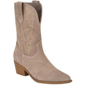 Nine West Dames Yodown Western Boot, Taupe 240, 3 UK, Taupe 240, 36 EU