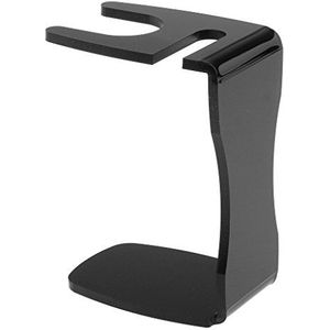 Premium Salon Acryl Drip Stand voor Mannen Scheerkwast Mok Houder Zwart