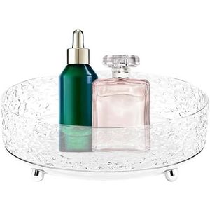 Make-up-organizerhouder - roterende organizer lade voor lotions, roterende make-up opbergbak, roterende organizer lade voor lotions - bureaublad roterende cosmetische opbergdoos voor slaapzaal,